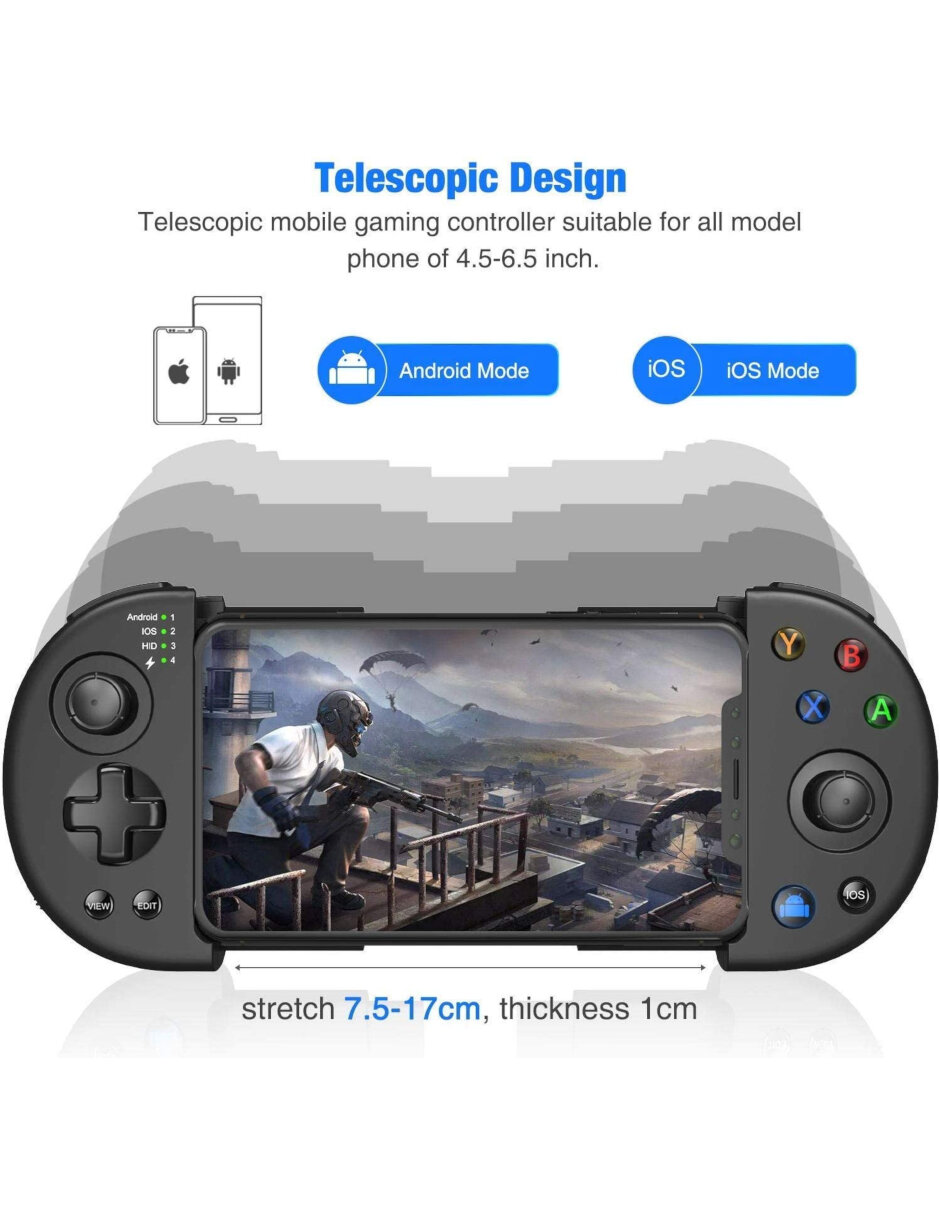 Control Inalámbrico Celular Bluetooth Gamepad Android iOS