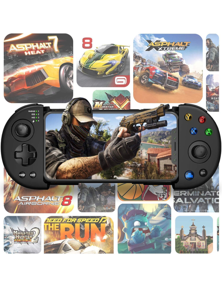 Control Inalámbrico Celular Bluetooth Gamepad Android iOS