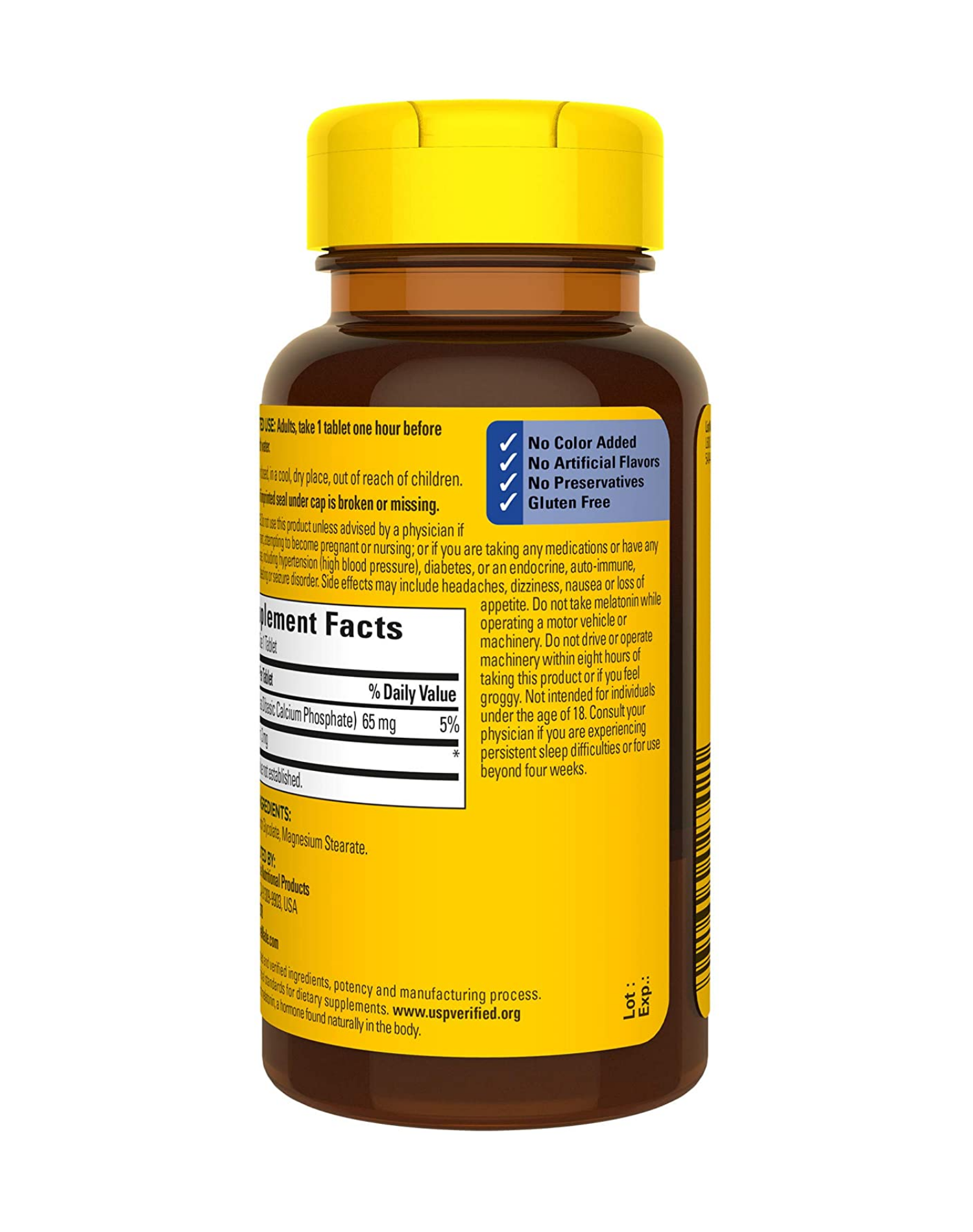 Nature Made Melatonin 3 mg 240 Tabletas Melatonina Sueño Relajante Descanso suplemento