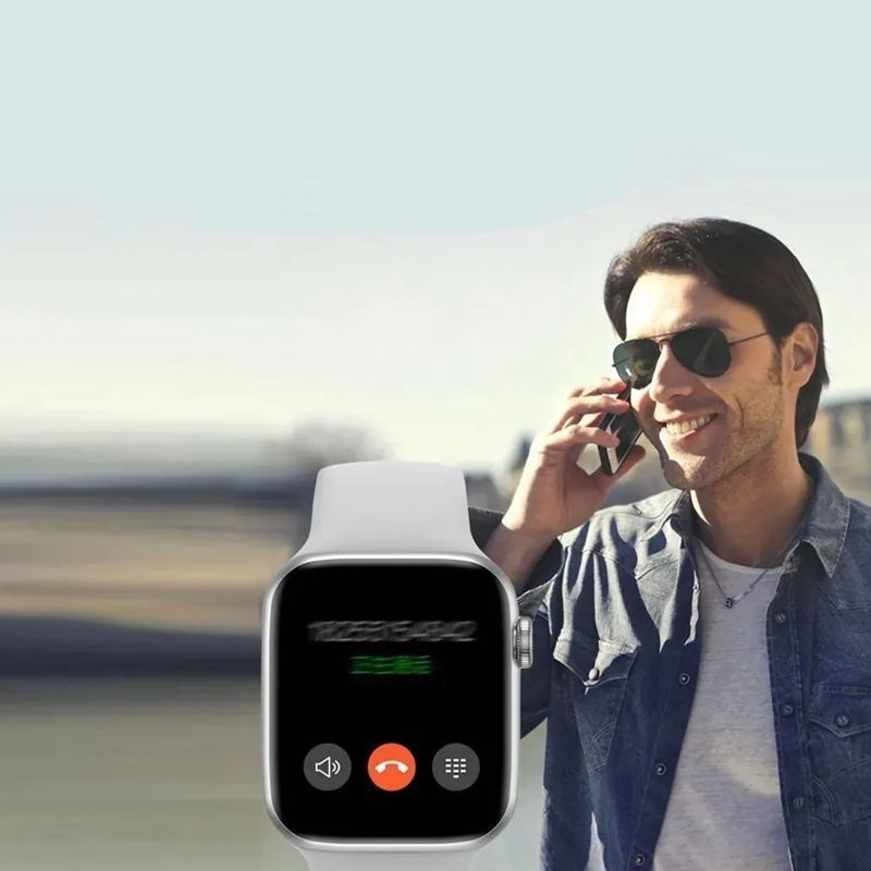 Smartwatch T500+ PRO, Pantalla Completa, APP Hiwatch, Serie 6, ROSA mejor que t500 normal y t500 plus 