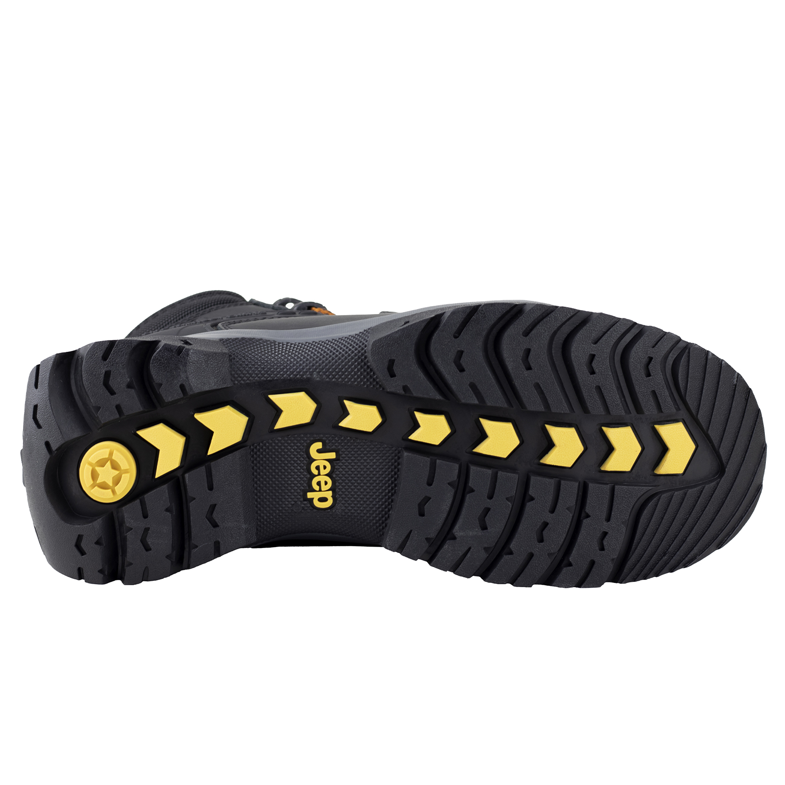 BOTA INDUSTRIAL CASQUILLO DE HOMBRE JEEP 3560 NEGRO NARANJA