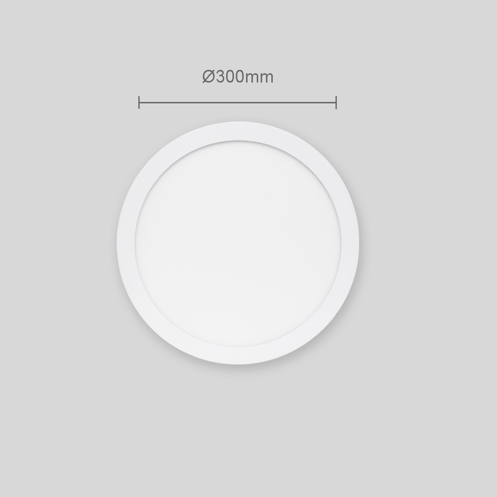 Lampara led de sobreponer redonda luz blanca 24w marca jwj