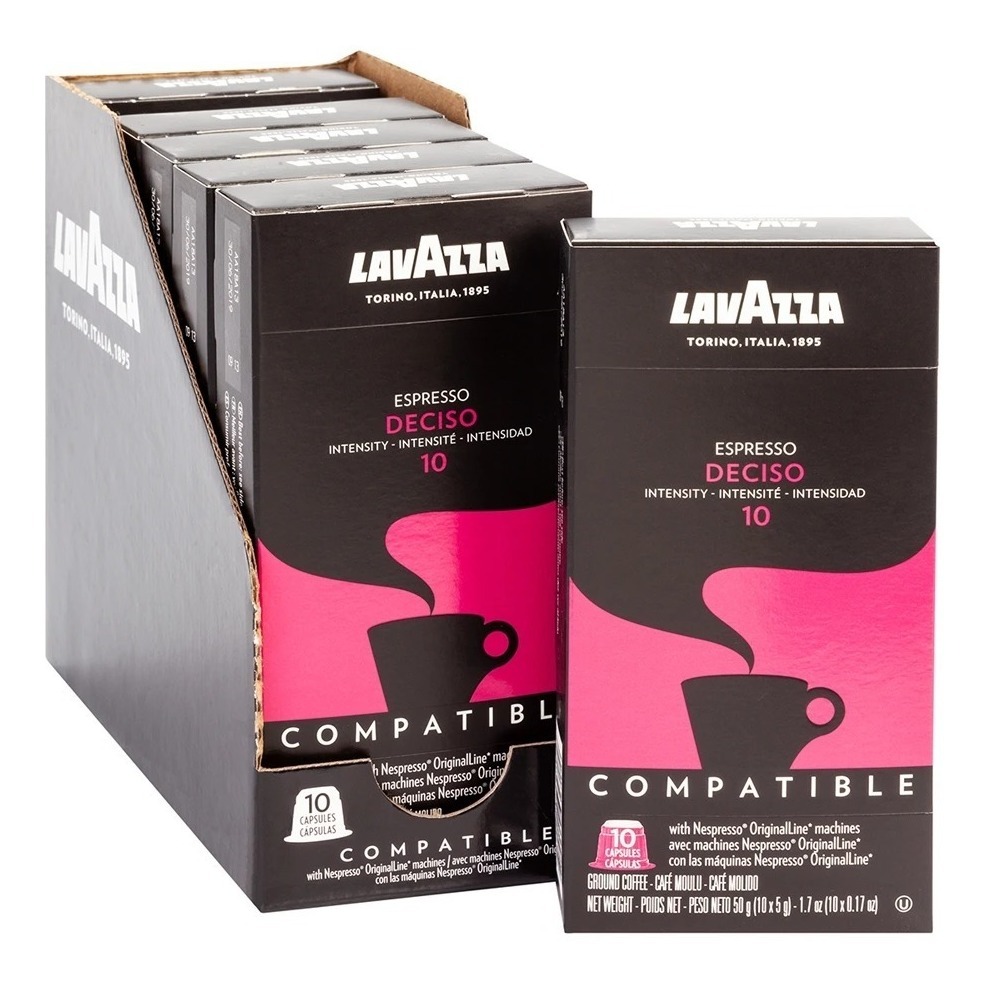 Cápsula Lavazza Compatible Nespresso ® Deciso Espresso 60 Pz