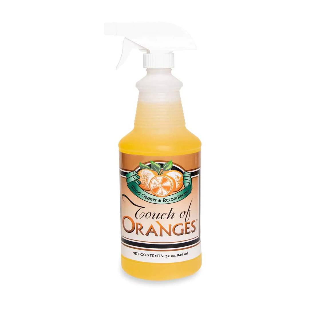 TOUCH OF ORANGES - Aceite de Naranja Real Limpiador e Hidratador de Madera, Muebles de Madera, Pisos de Madera 946ml