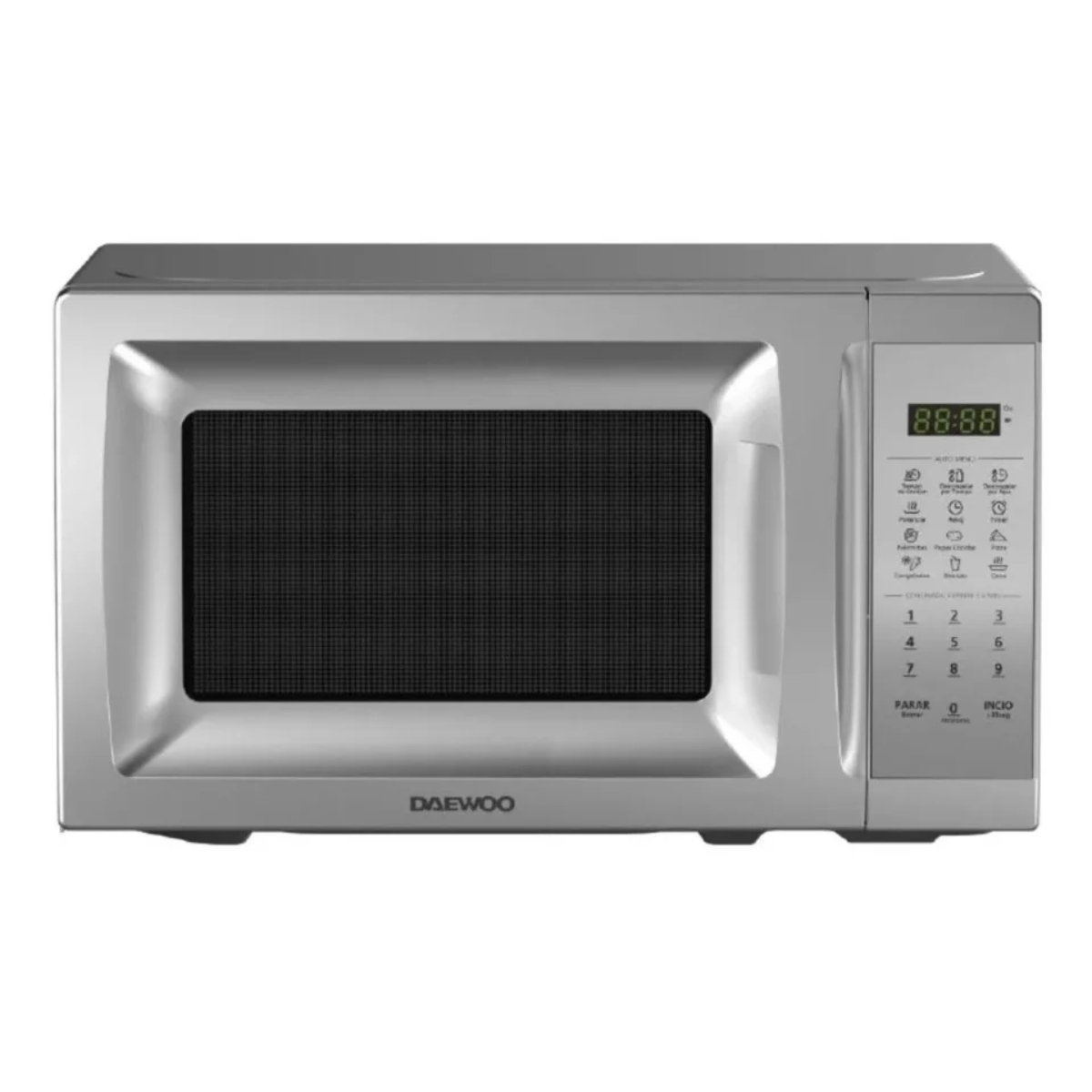 HORNO DE MICROONDAS DAEWOO DMDP07S2CB 0.7 PIES SILVER ALB6