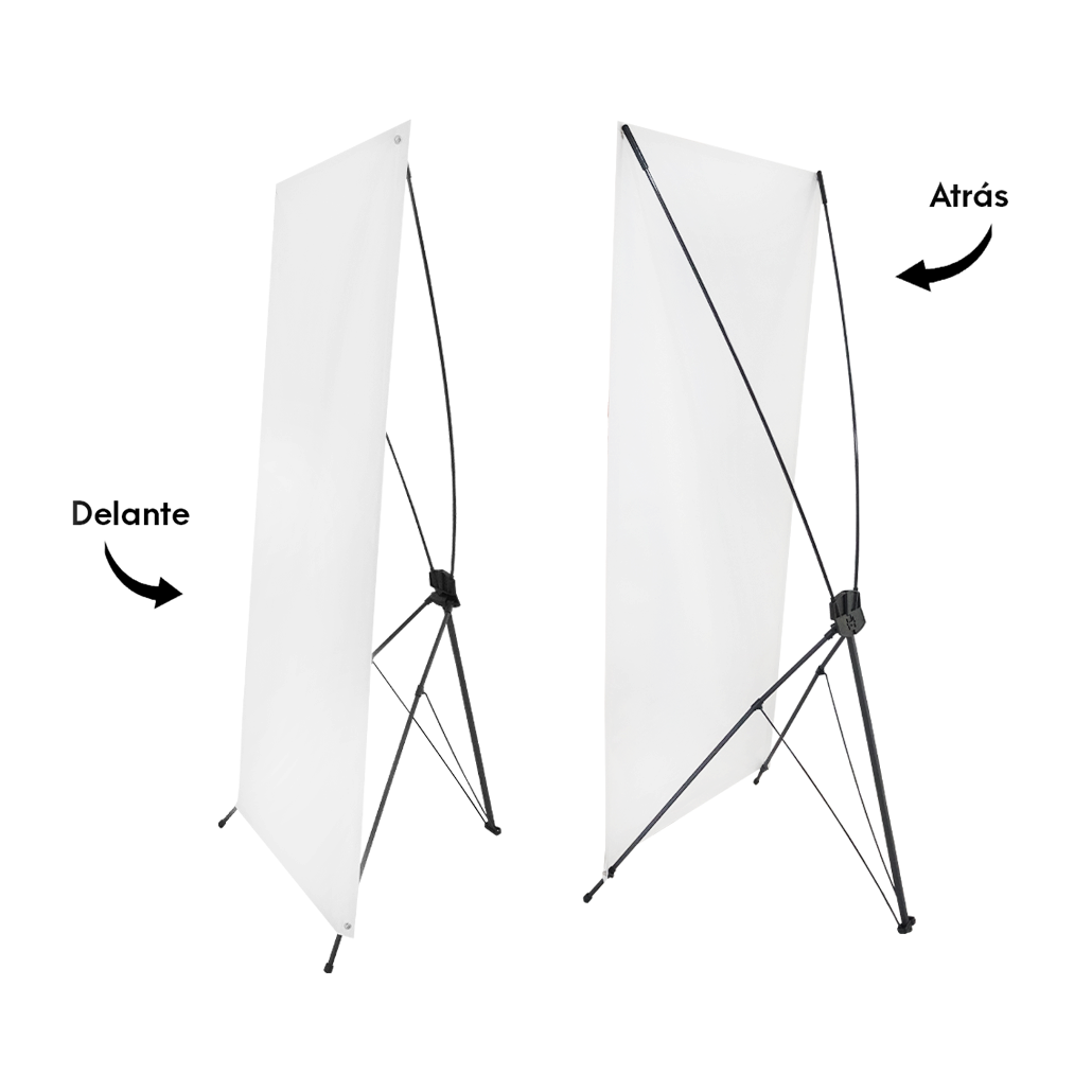 Display Porta X Banner Publicitario De Aluminio Reforzado 60x160cm