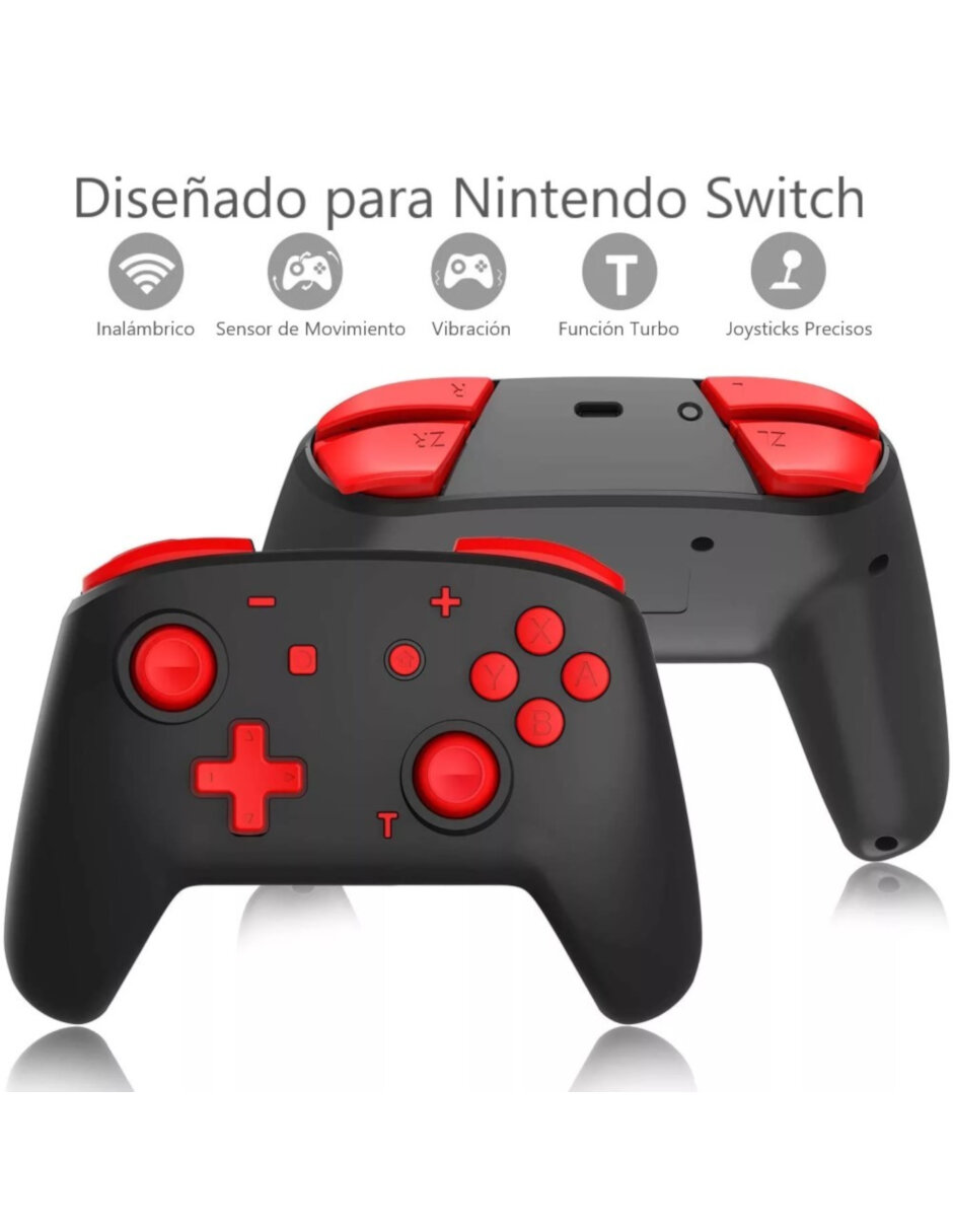 Control Pro Turbo Nintendo Switch Inalámbrico Bluetooth PC Celular - R – DA  Gamers Store