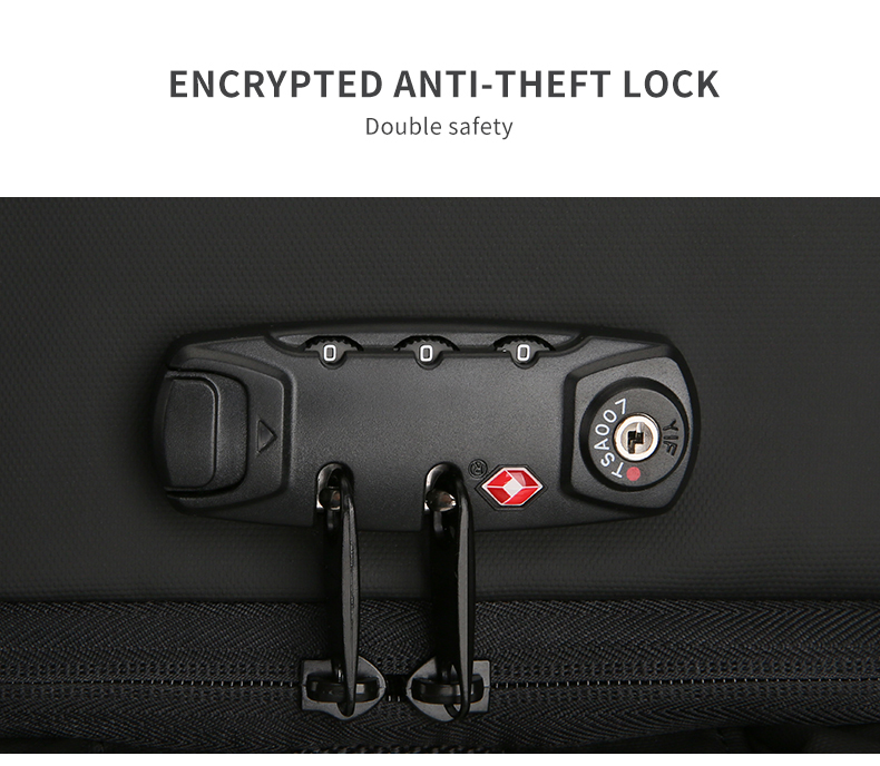  Mochila Mark Ryden. Puerto de carga USB, bolsillo antirrobo, correas acolchadas y repelente al agua. Para laptop de 15.6". Modelo 6832