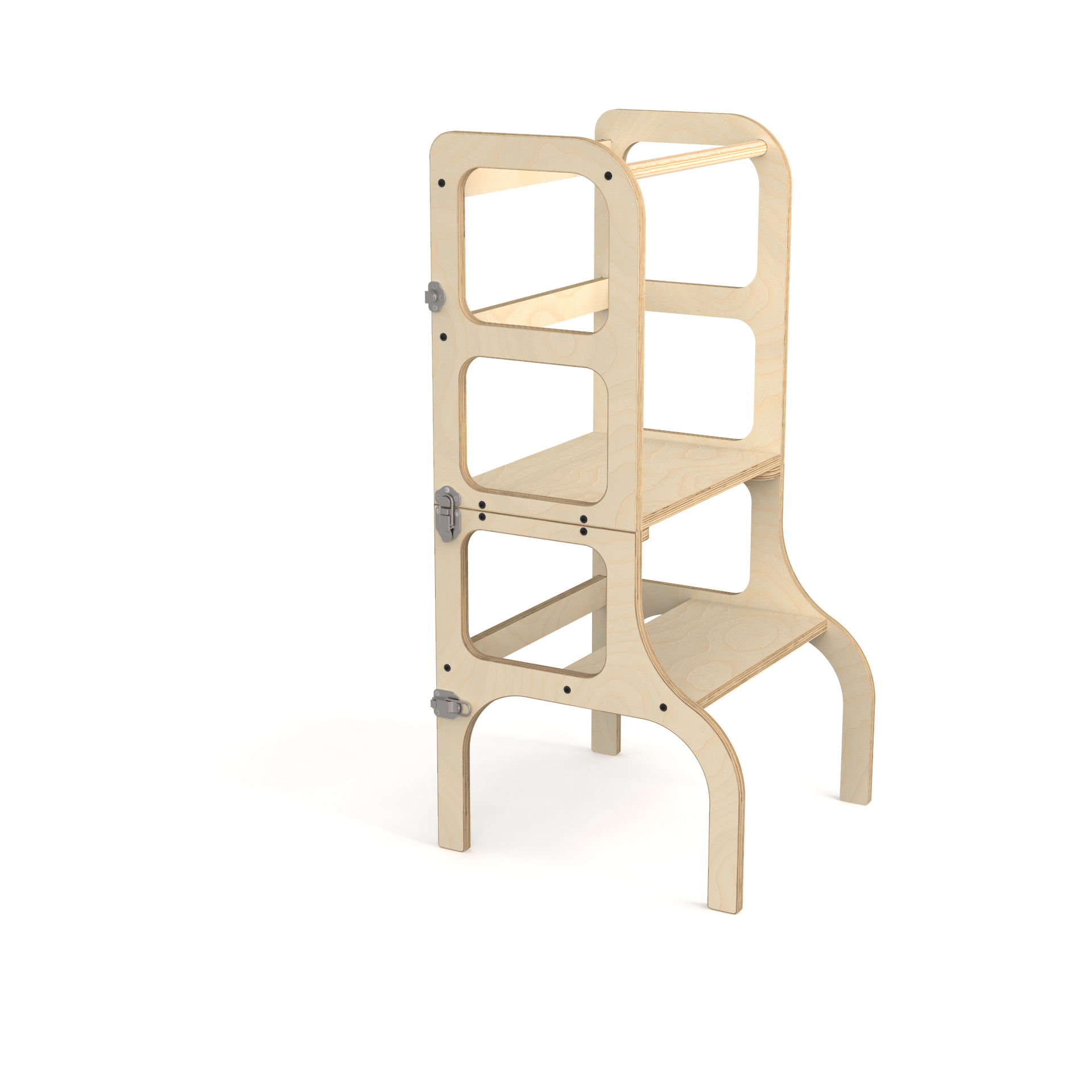 Torre de aprendizaje Montessori y mesa con banquito para niños de 1 a 4 añitos