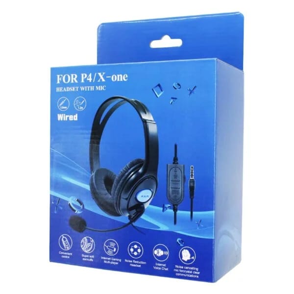 Diadema Audifonos Gamer con Micrófono para PS4 y Xbox-One