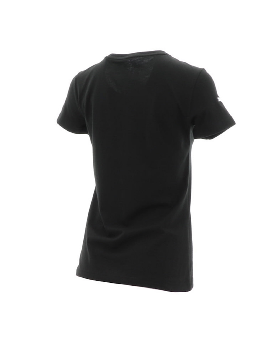 Camiseta Puma Negro/Plata Mujer