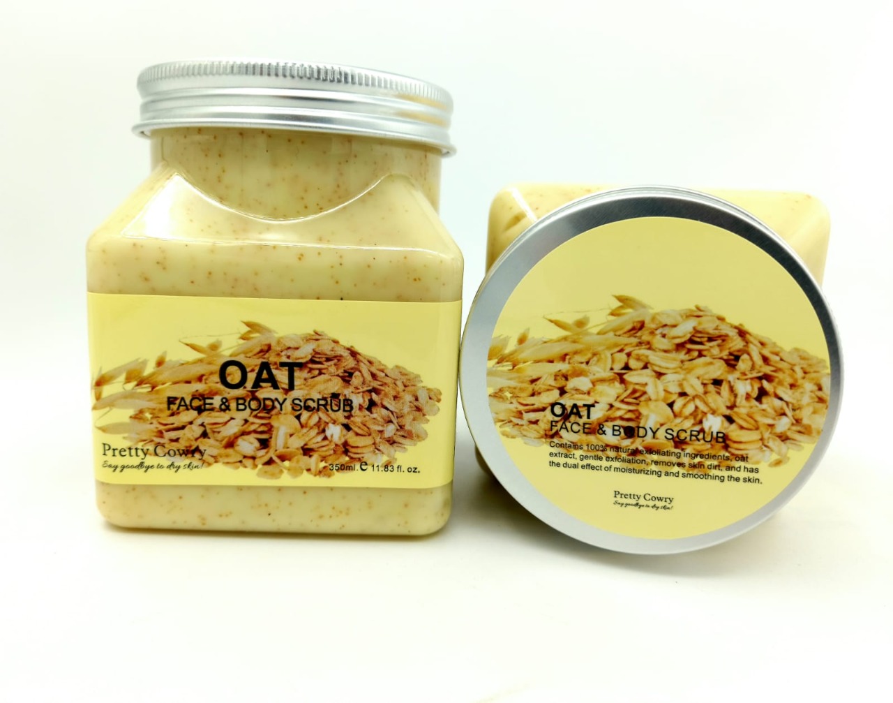 Exfoliante de Avena, para Rostro y Cuerpo.