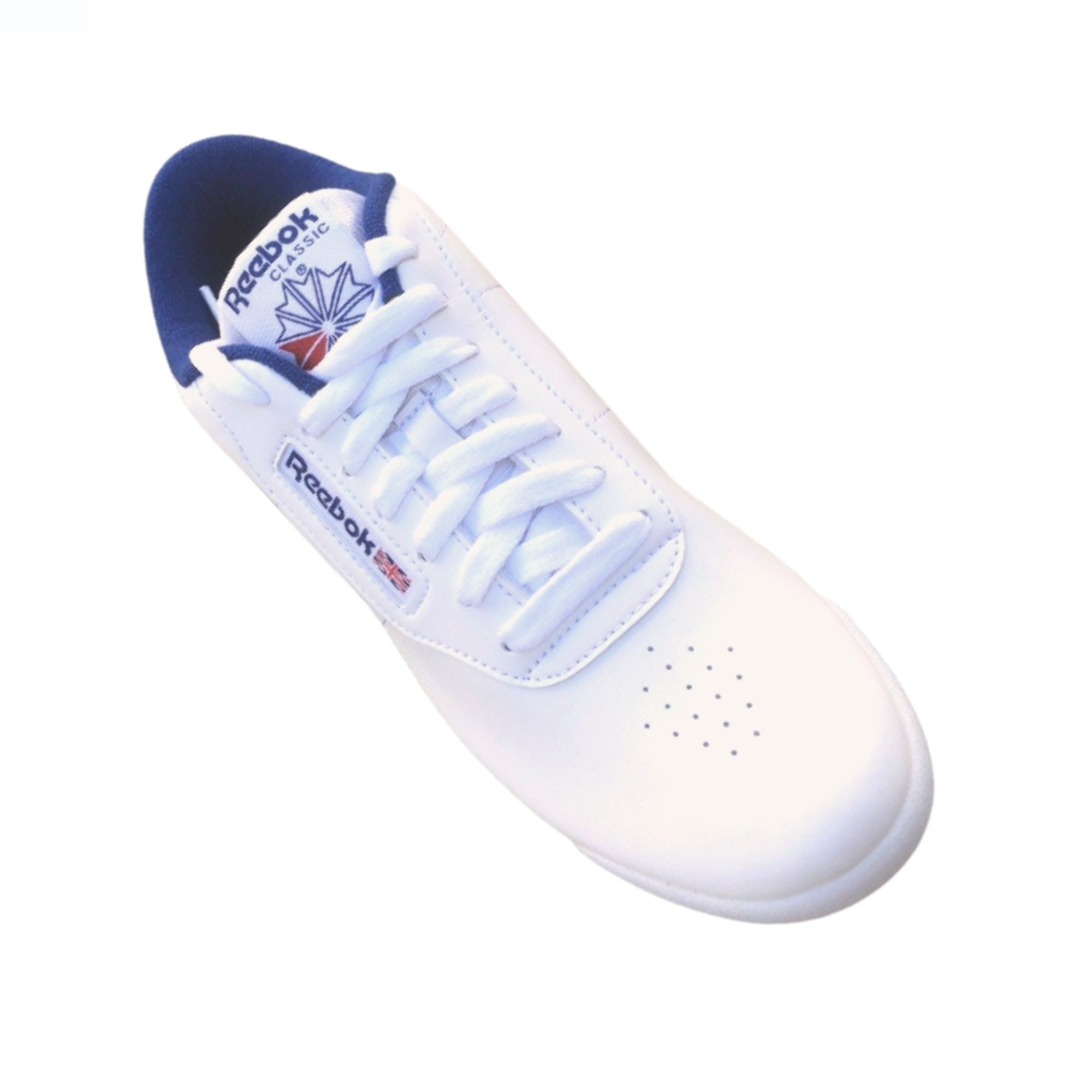 Tenis Reebok Princess Clásico Blanco Azul Originales FV5294