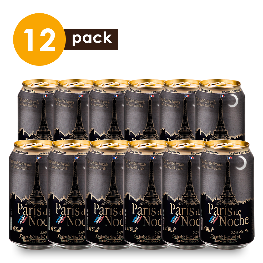 Cognac Kosako París de Noche Cola 340 ml 12 Pack