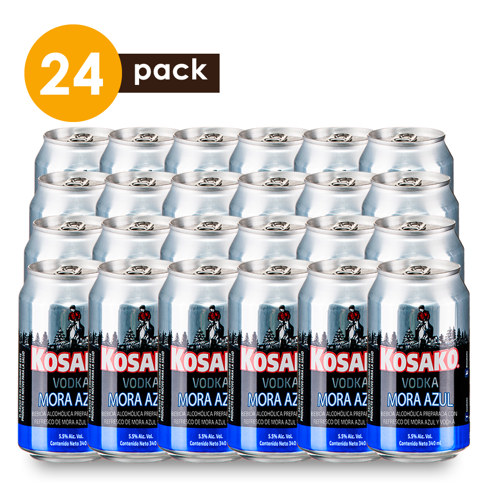 Vodka Kosako Mora Azul 340 ml 24 Pack