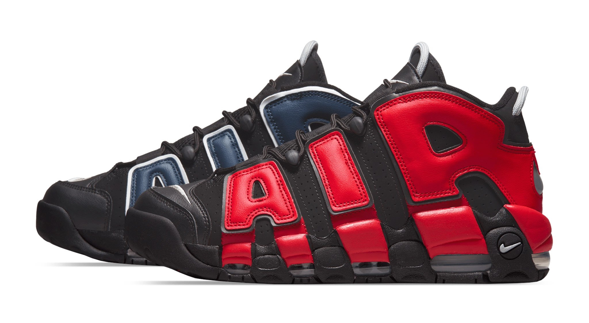 Air More Uptempo '96 Black University Red 26.5 cm