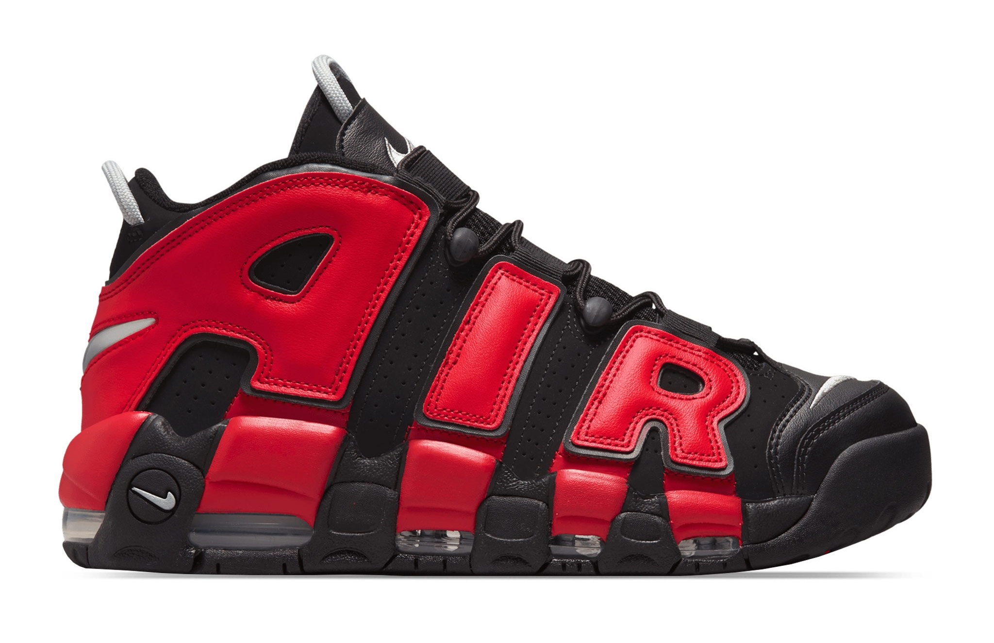 Air More Uptempo '96 Black University Red 26.5 cm