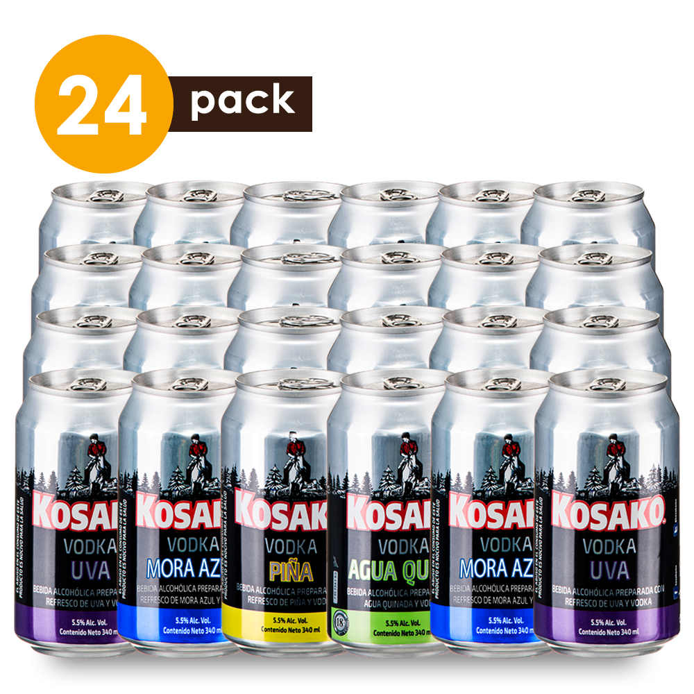 Vodka Kosako Mix 340 ml 24 Pack