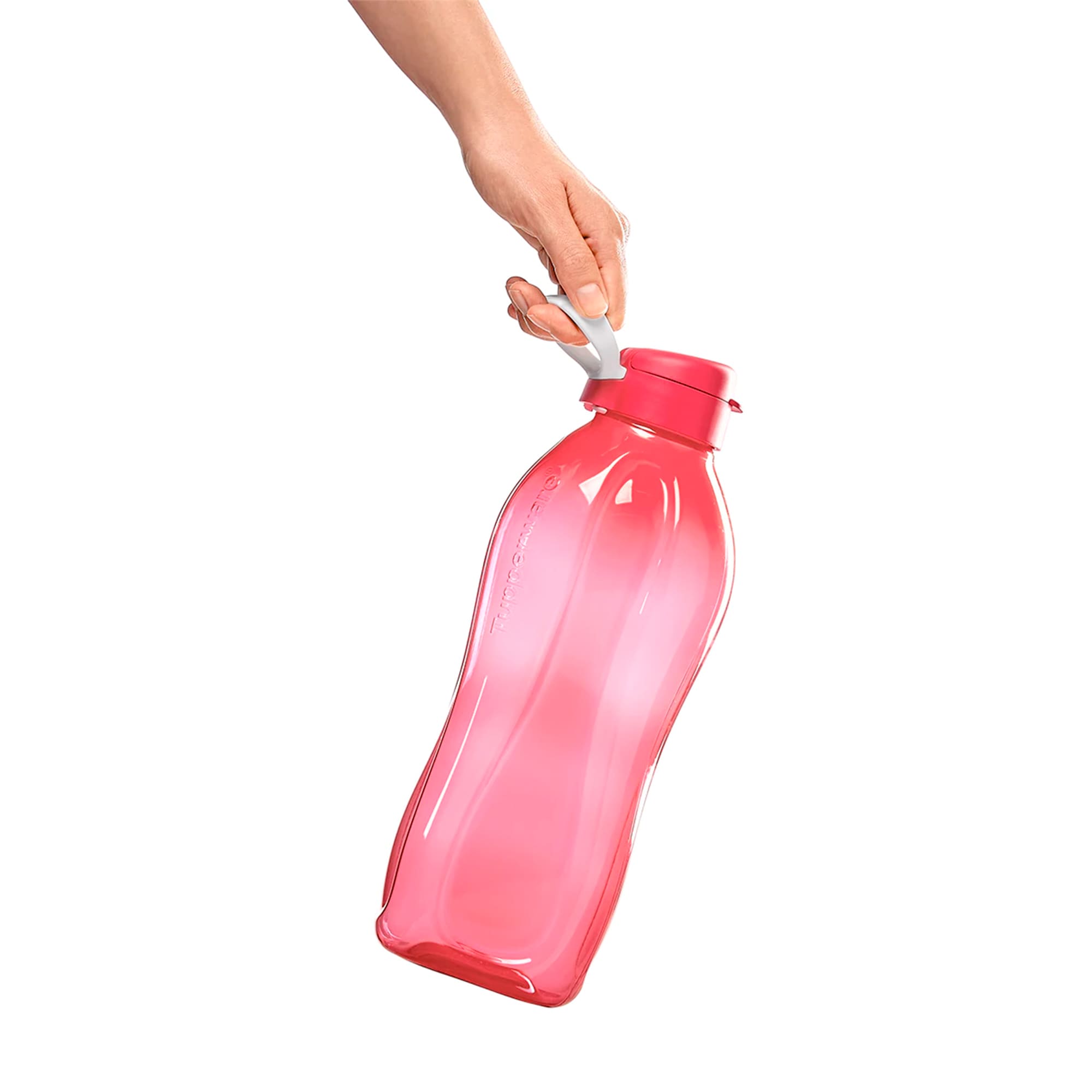 Botella Hermética de 2 Litros, Tupperware Eco Twist de 2 Litros, Rojo