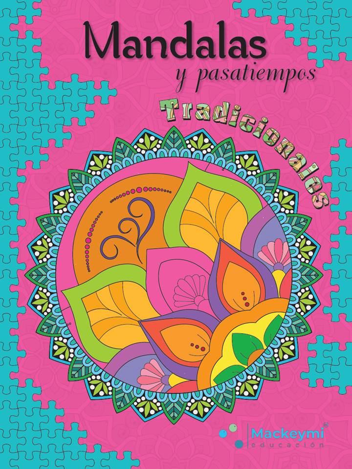 Mándalas Para Colorear Pasatiempos 4 Pack De Libros mas Regalo 1 Caja de Crayolas