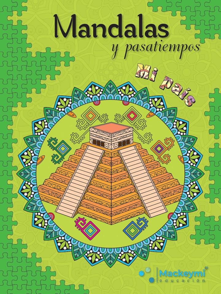 Mándalas Para Colorear Pasatiempos 4 Pack De Libros mas Regalo 1 Caja de Crayolas