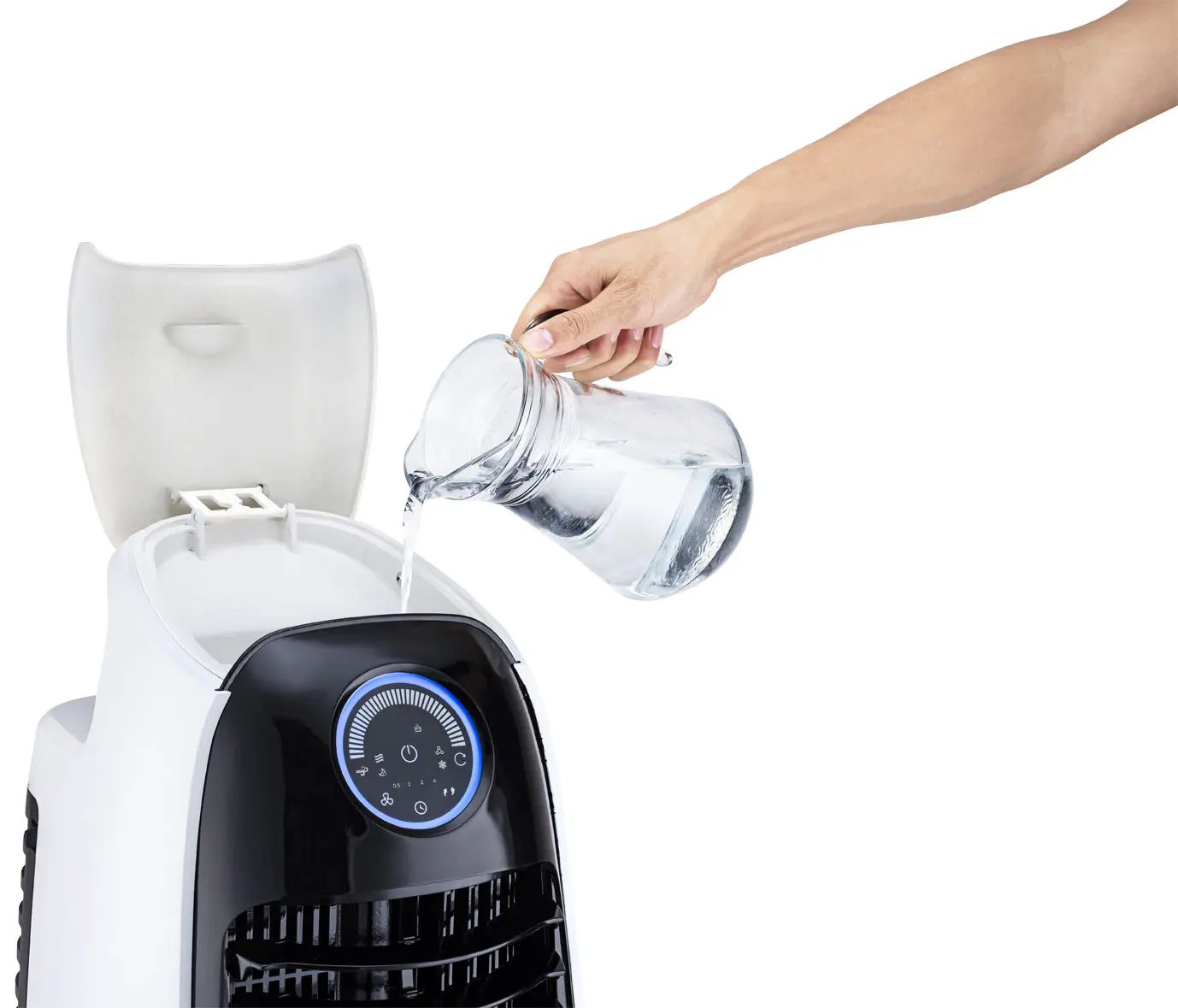 Enfriador De Aire Evaporativo Portatil Honeywell Antibacterial 10 Lt. Mod. CS10PEI 