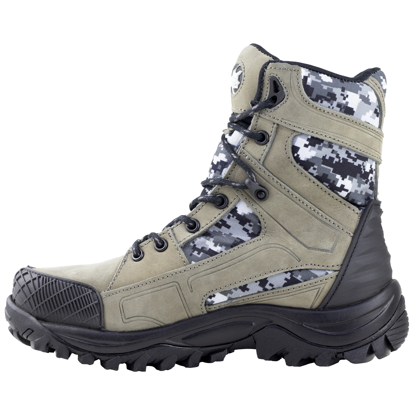BOTA DIELÉCTRICA INDUSTRIAL DE TRABAJO CON CASQUILLO DE POLIAMIDA BOBCAT B1303 GRIS
