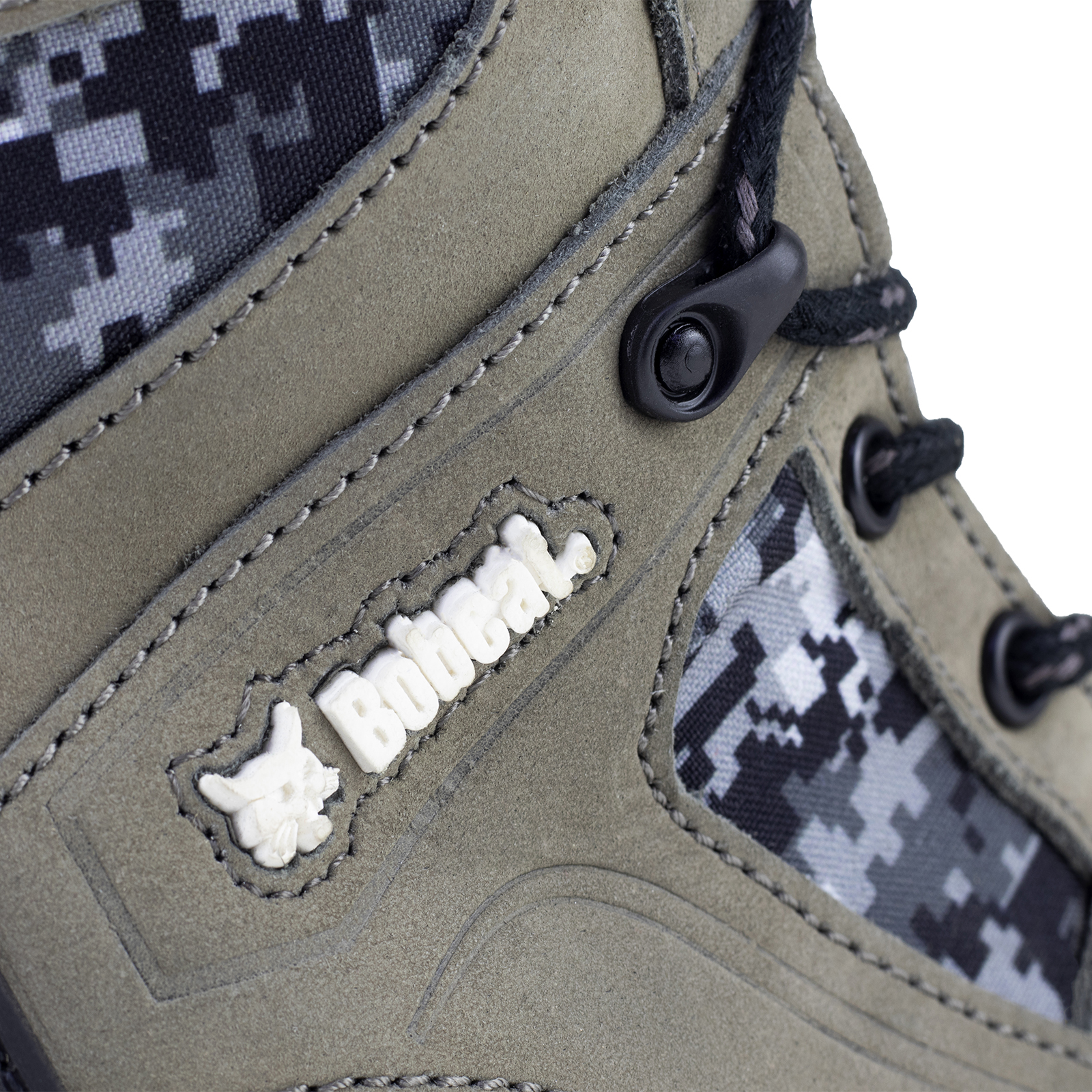 BOTA DIELÉCTRICA INDUSTRIAL DE TRABAJO CON CASQUILLO DE POLIAMIDA BOBCAT B1303 GRIS