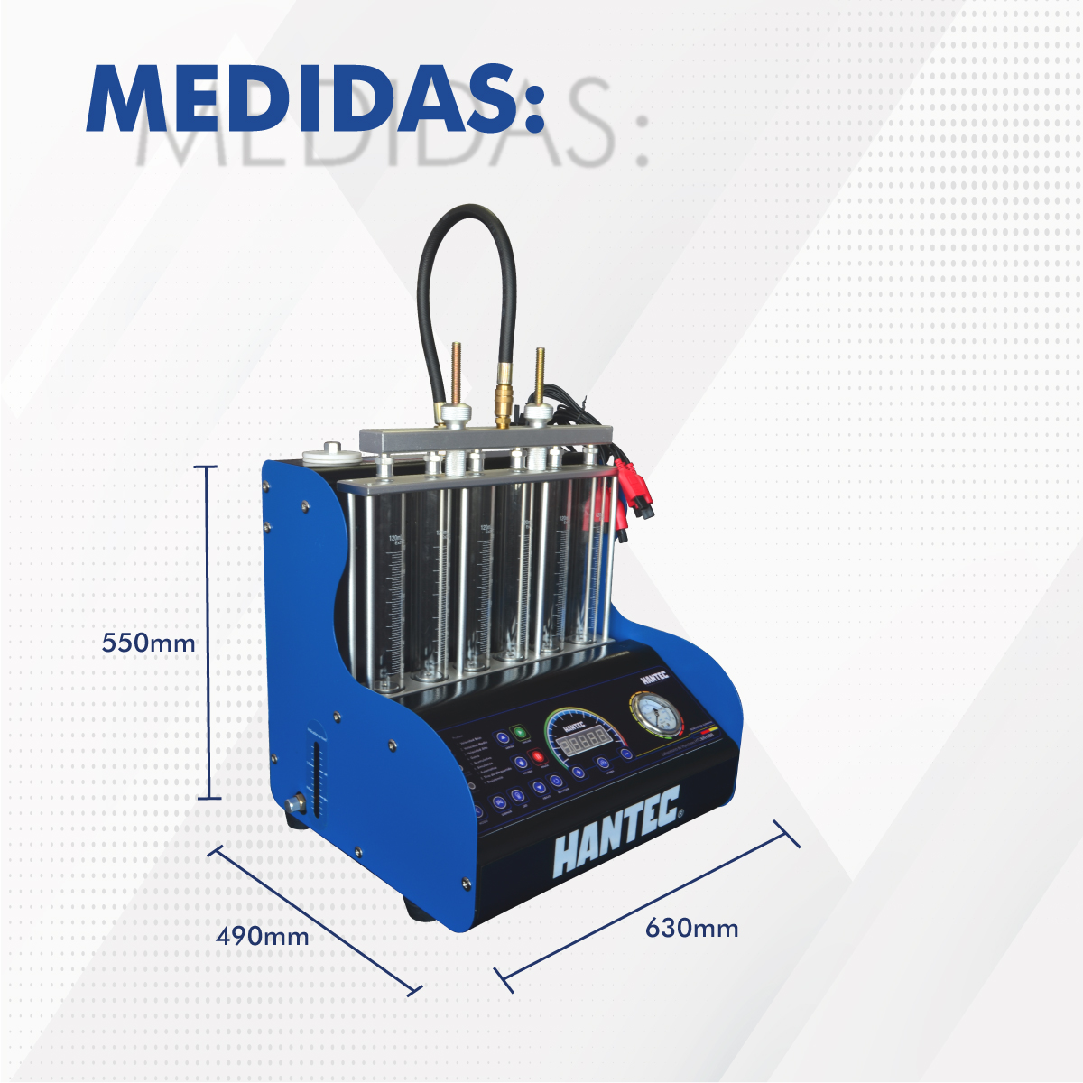 Laboratorio Inyectores 6 Probetas Hantec Automatico