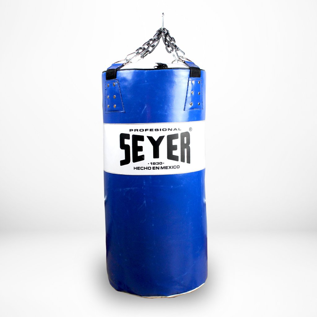 Seyer Costal Box Profesional Azul Cabeceo Lona Ahulada 60 X 35 Cm