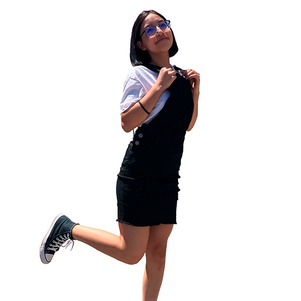 Falda Peto - Jumper de mezclilla Negro