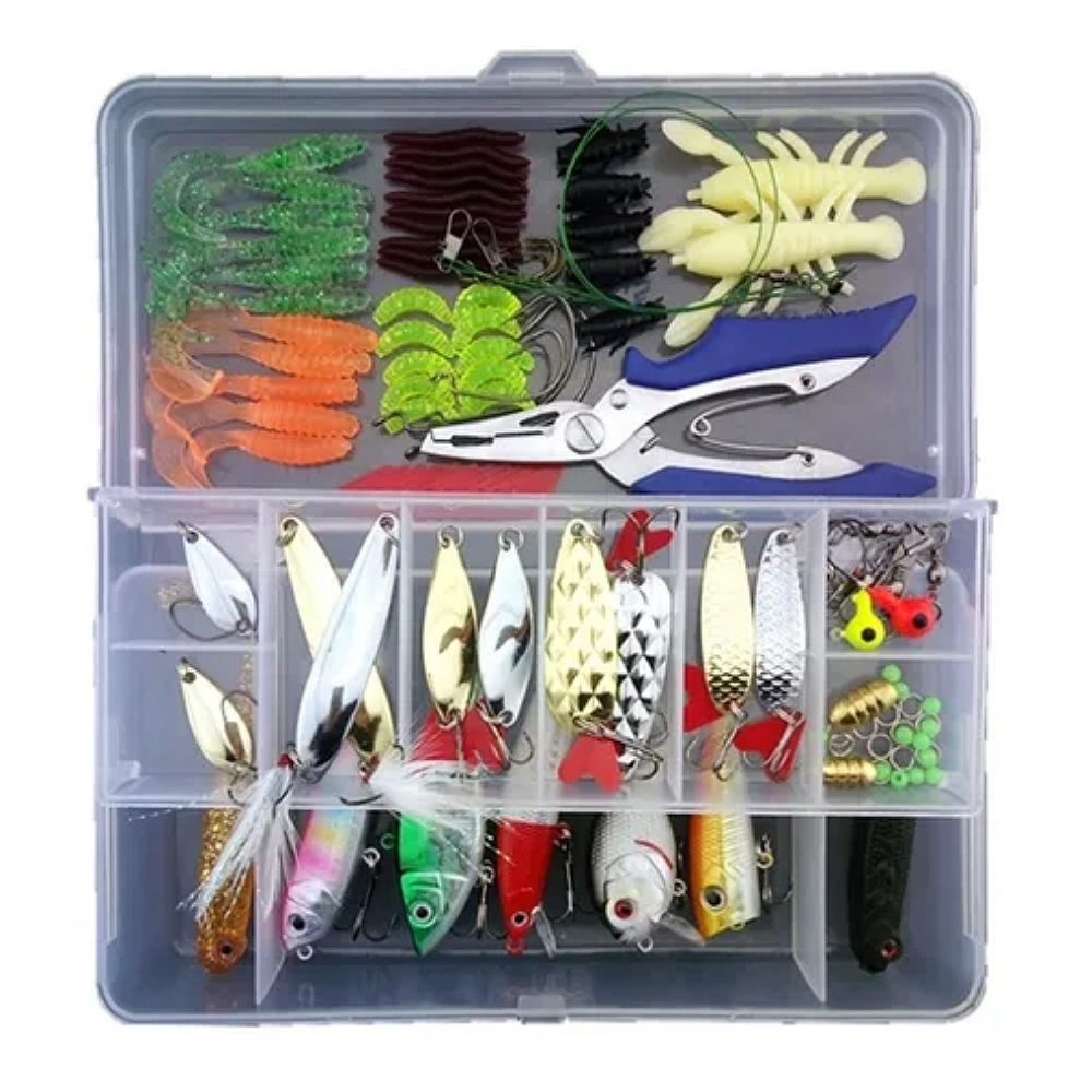 Señuelos Para Pesca De Río, Juego De 108 Piezas