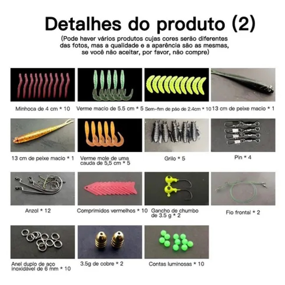 Señuelos Para Pesca De Río, Juego De 108 Piezas