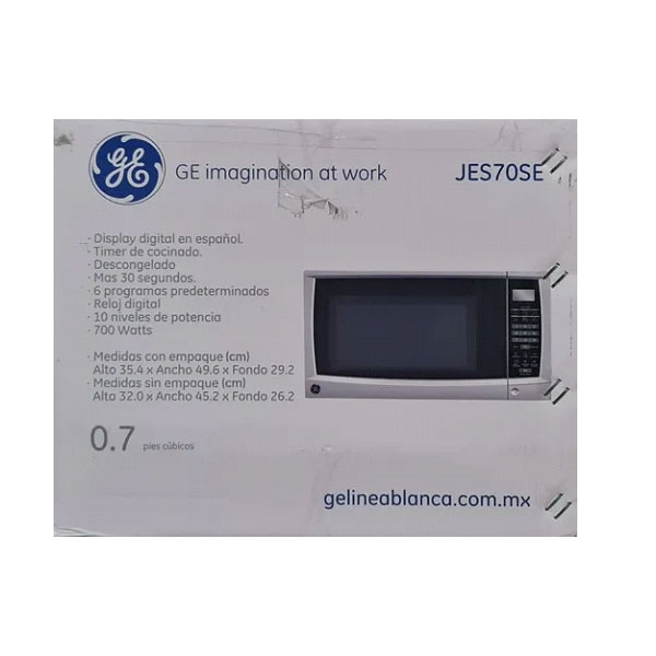 Horno De Microondas Ge Gris De .7 Pies Jes70se