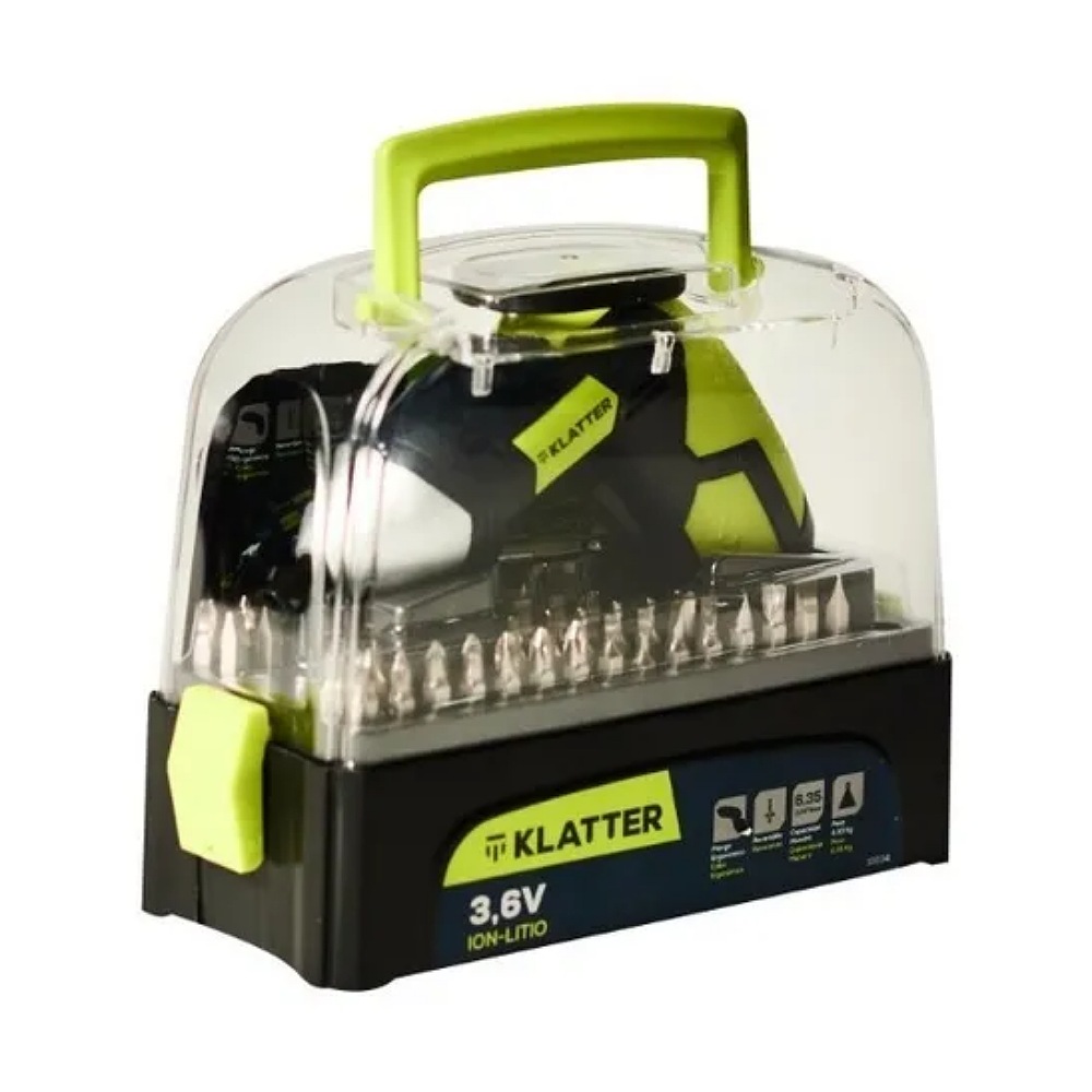 Atornillador Eléctrico - Klatter - Inalámbrico 3.6v