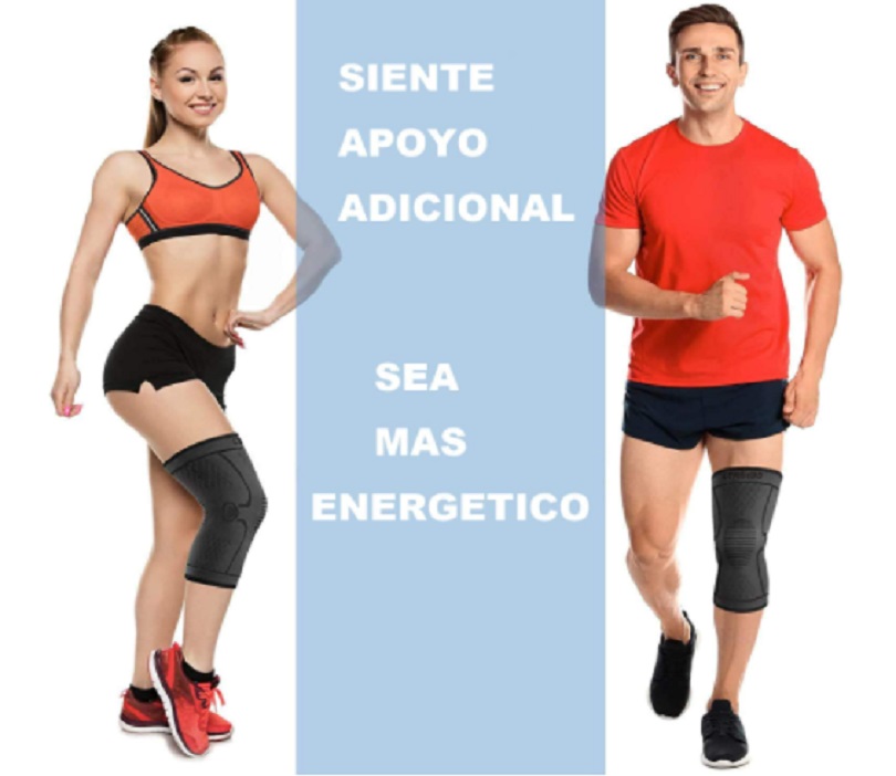 Par de Rodilleras de Compresión Elastica Talla Xl 