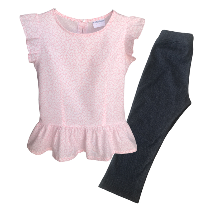 Conjunto Blusa y pantalón para niña 8-16 años Little Dots