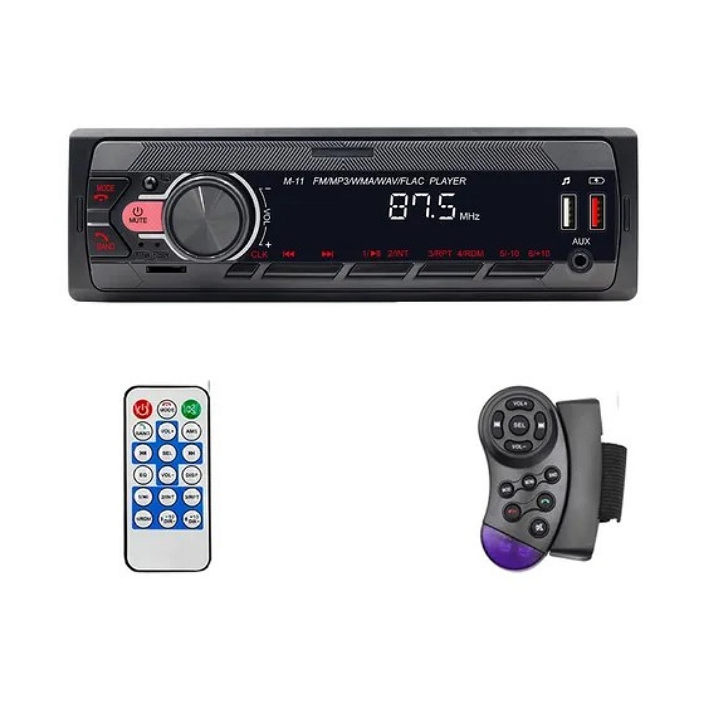 Estéreo Para Auto Fnbrli Con Mp3 2 Usb Bluetooth 1 Din