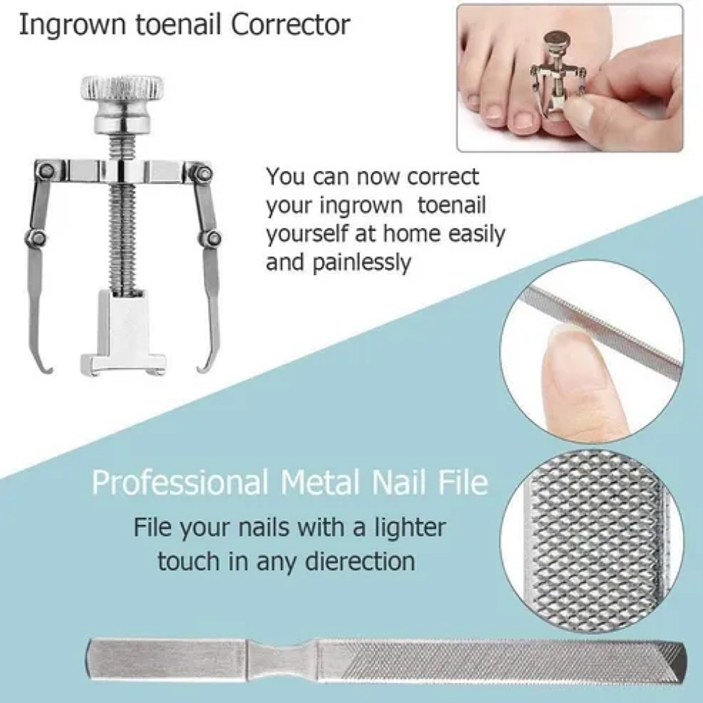 Kit De Herramientas Para Unas Encarnadas Profesional 6pcs