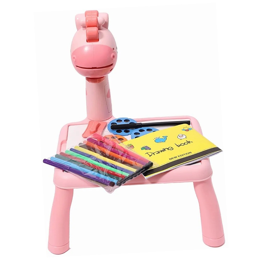 Jirafa Proyector De Dibujo Mesa De Arte Para Niños Set mesas didácticas