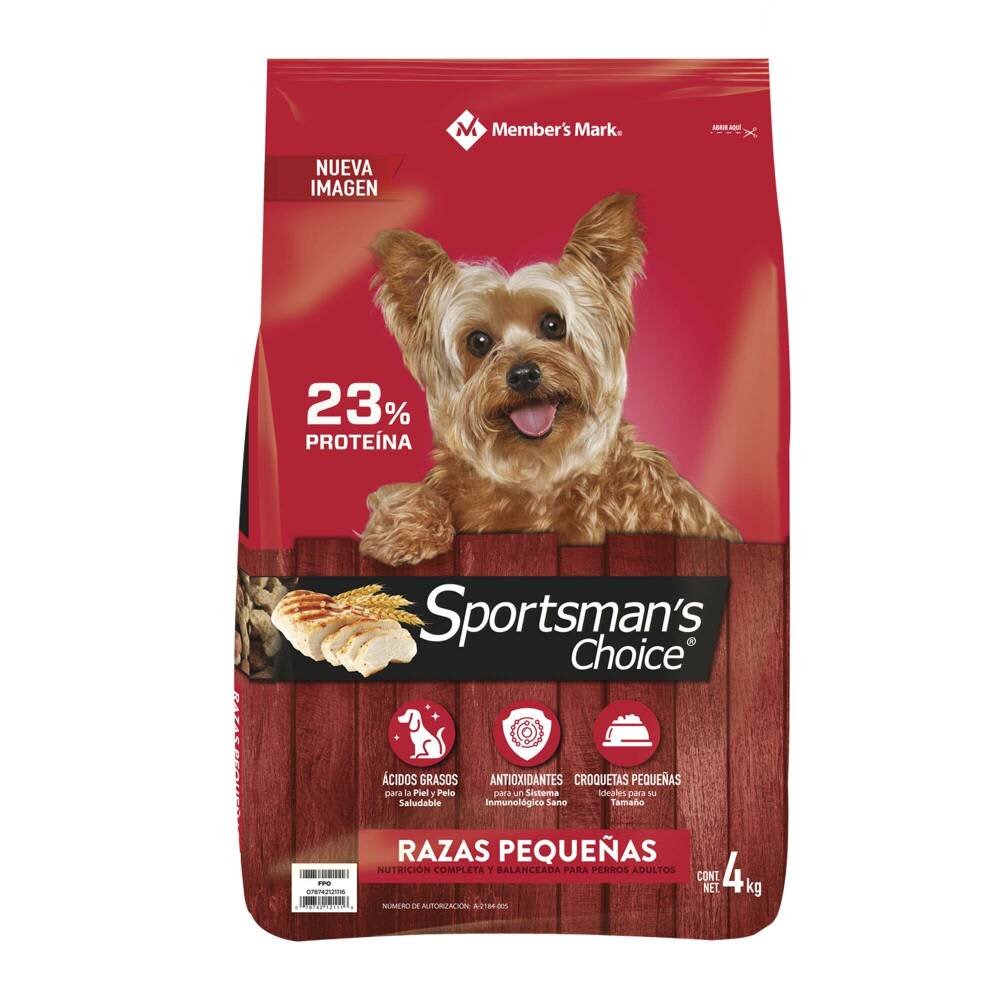 Alimento para Perro Member's Mark Sportsman's Choice Razas Pequeñas 2 pzas de 4 kg c/u
