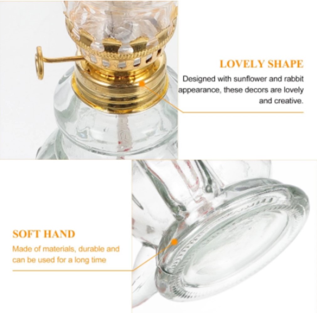 Quinqué Lámpara Clásica Vintage de Aceite Mod Persia   19cm