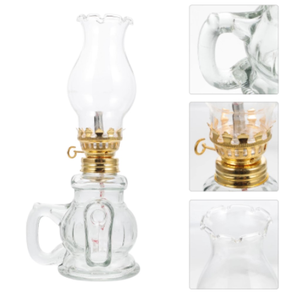 Quinqué Lámpara Clásica Vintage de Aceite Mod Persia   19cm