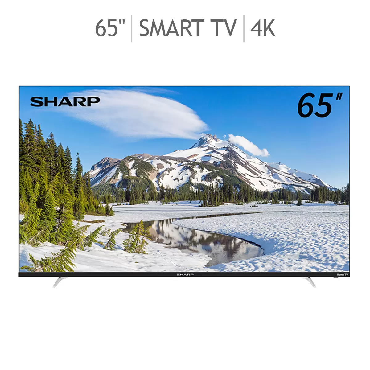 Pantalla 4k Smart Roku TV 65 Pulgadas Sharp 4T-C65DL7UR CST