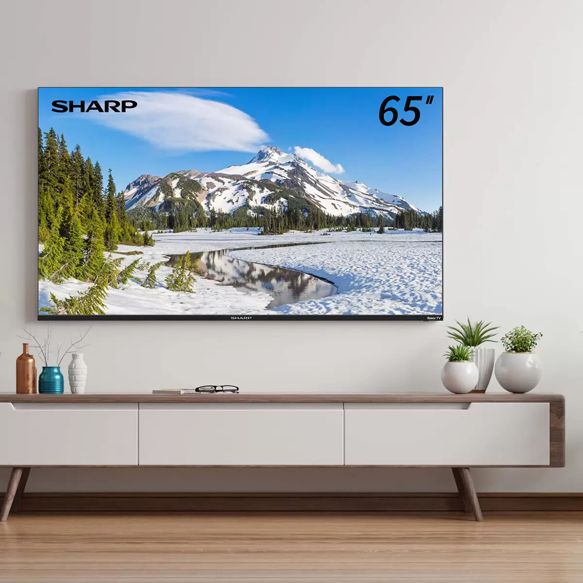 Pantalla 4k Smart Roku TV 65 Pulgadas Sharp 4T-C65DL7UR CST