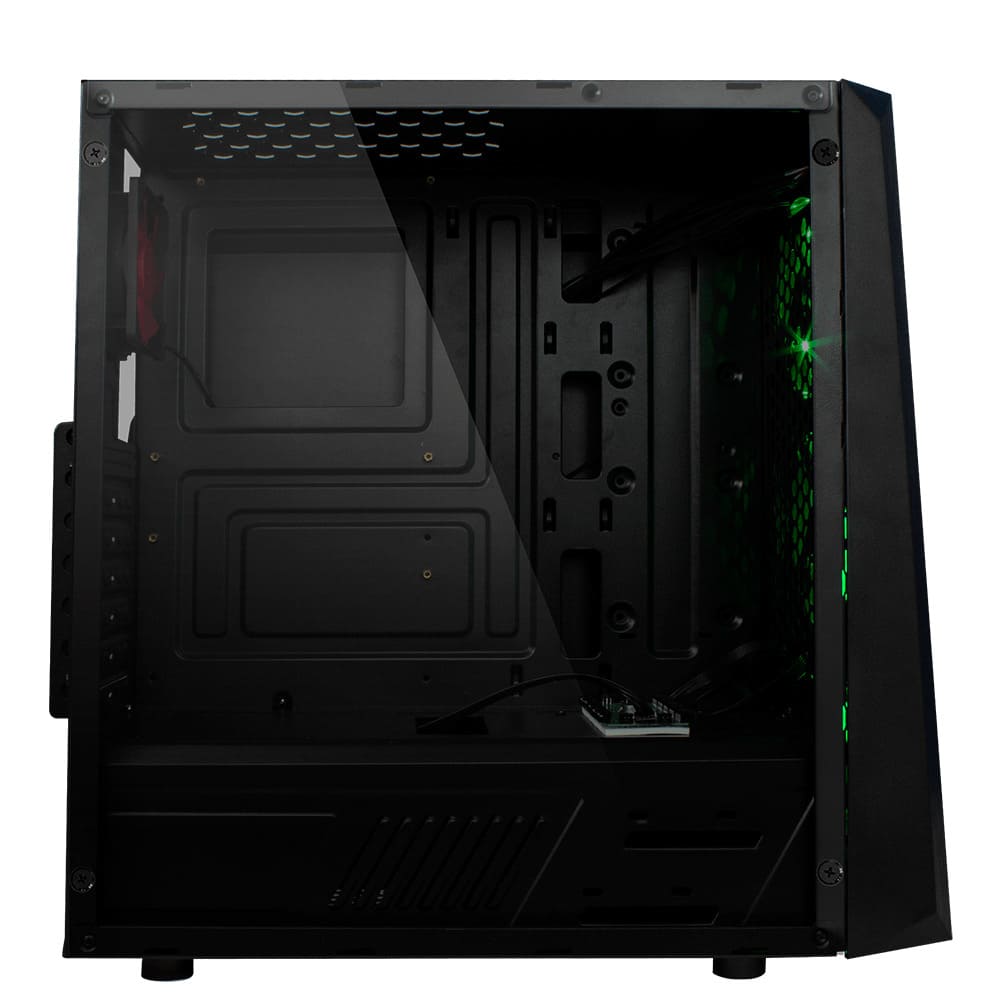 Gabinete Gamer, ATX, Micro-ATX, Mini-ITX, sin Fuente, con Panel de Acrílico Lateral, Game Factor CSG502