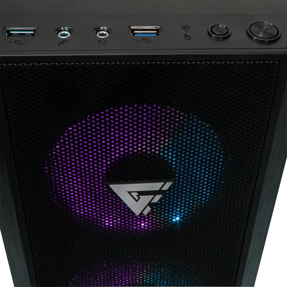 Gabinete Gamer, ATX, Micro-ATX, Mini-ITX, sin Fuente, con Panel de Acrílico Lateral, Game Factor CSG502