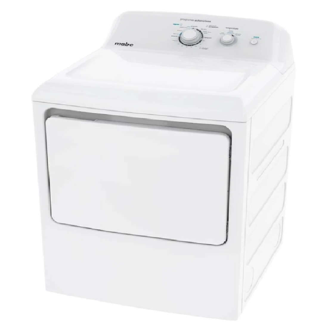 SECADORA MABE - SMG26N5MNBAB0 A GAS LP 6.2 PIES CÚBICOS CON CAPACIDAD DE 20 KG COLOR BLANCA CON CICLO DE SANITIZADO