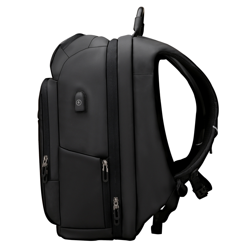  Mochila Inteligente Negocios Viaje, Mark Ryden. Espacio y compartimientos para laptop. Puerto USB Impermeable. Modelo 7080
