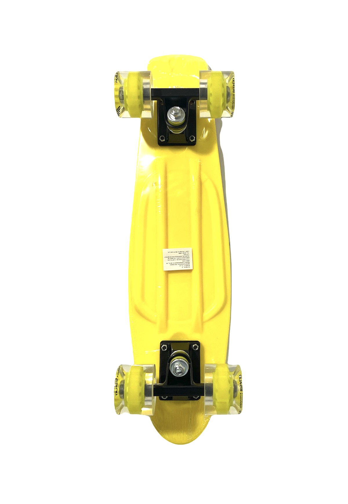 Patineta semiprofesional minicruiser con lija y diseño acuarela